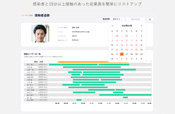 在籍管理・接触者追跡