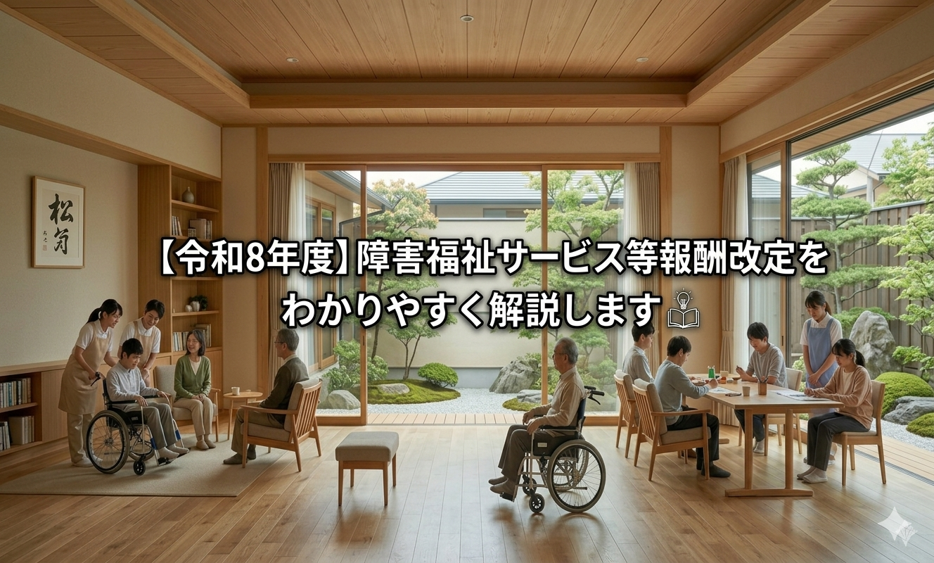 【令和8年度】障害福祉サービス等報酬改定をわかりやすく解説します