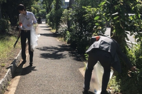 本社周辺:清掃活動