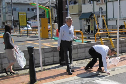 東京支社周辺:清掃活動