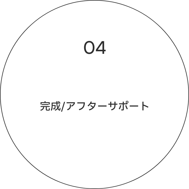 04 完成/アフターサポート